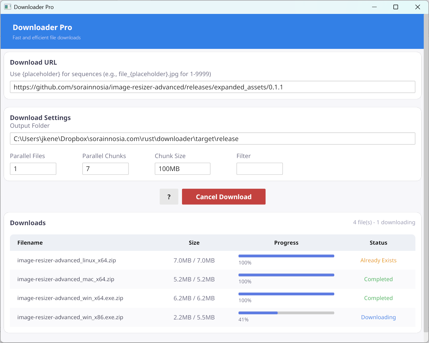 Advanced Download Manager Screenshot